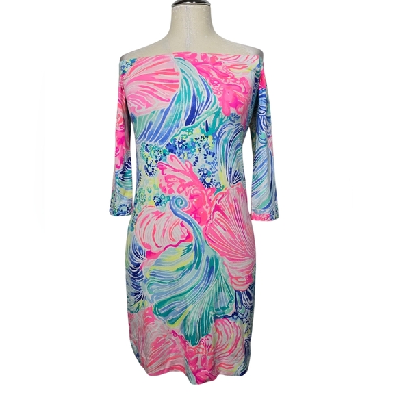 Lilly Pulitzer Dresses & Skirts - Lilly Pulitzer Laurana Off The Shoulder Mini Dress XXS